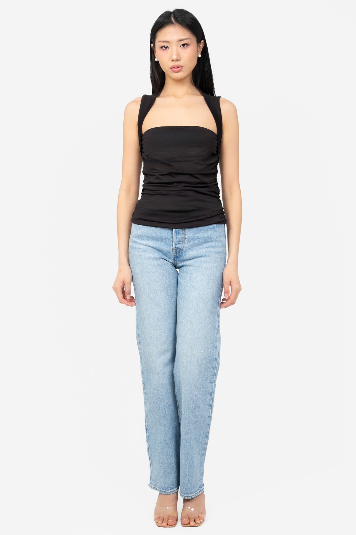 Eliza Ruched Top - honey
