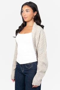 Lorenza Cable Knit Bolero