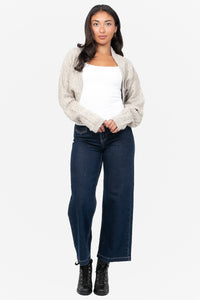 Lorenza Cable Knit Bolero
