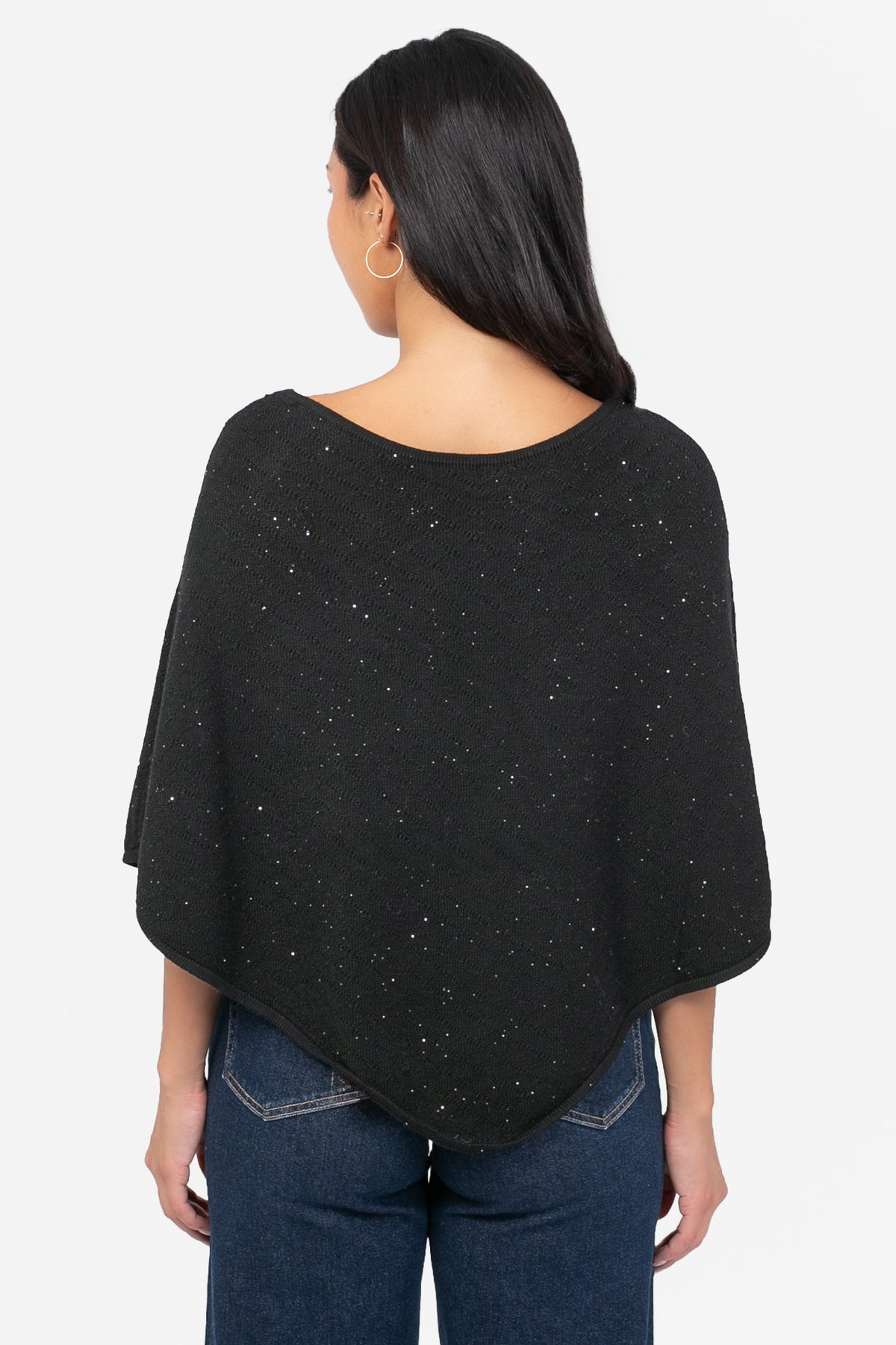 Luelle Sparkle Knit Cape