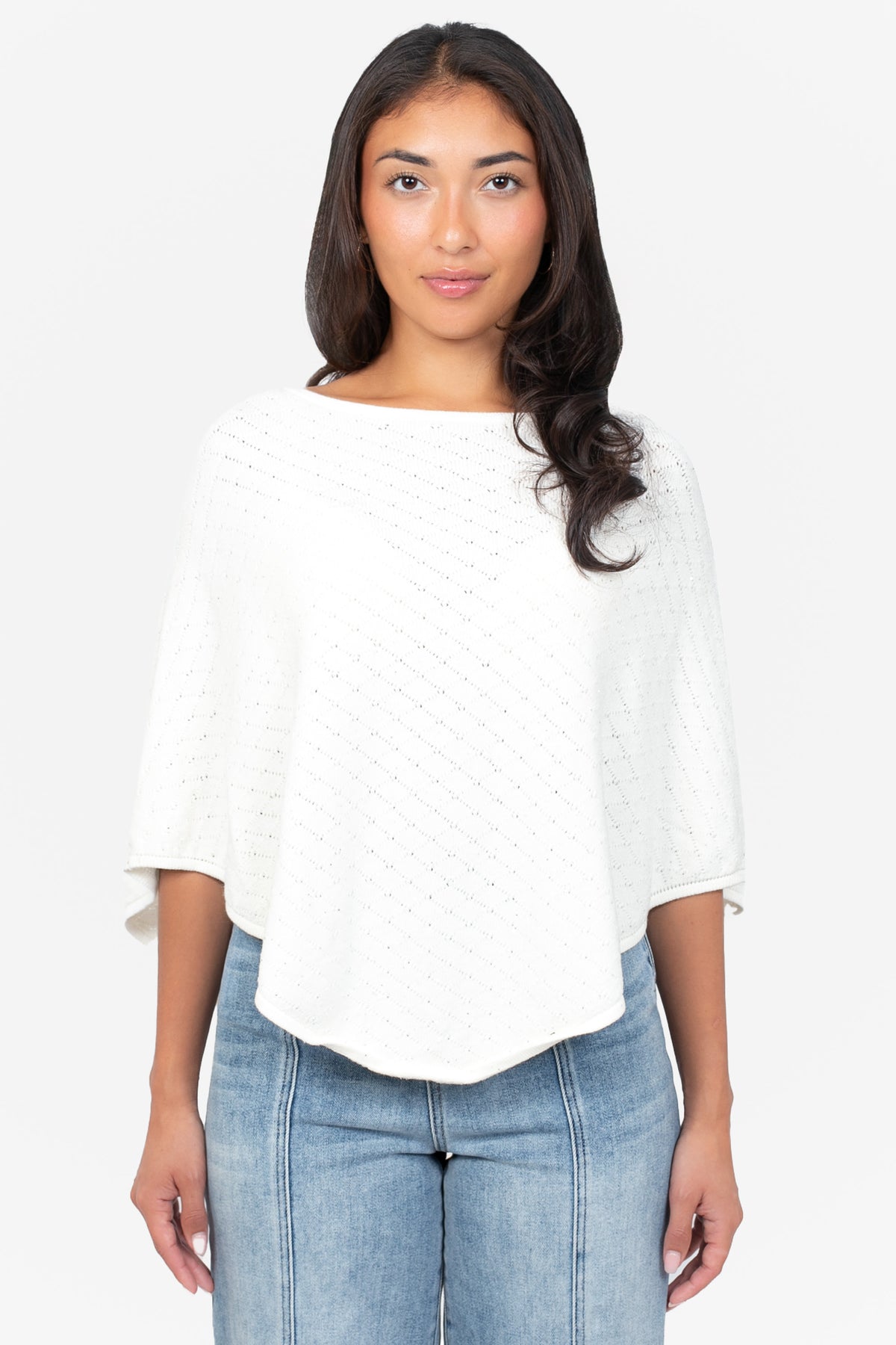 Luelle Sparkle Knit Cape