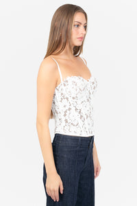Espresso Lace Corset Top