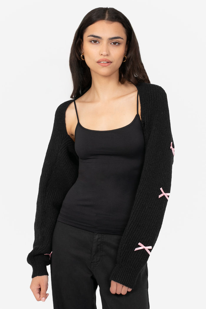 Lovella Bow Bolero Cardigan