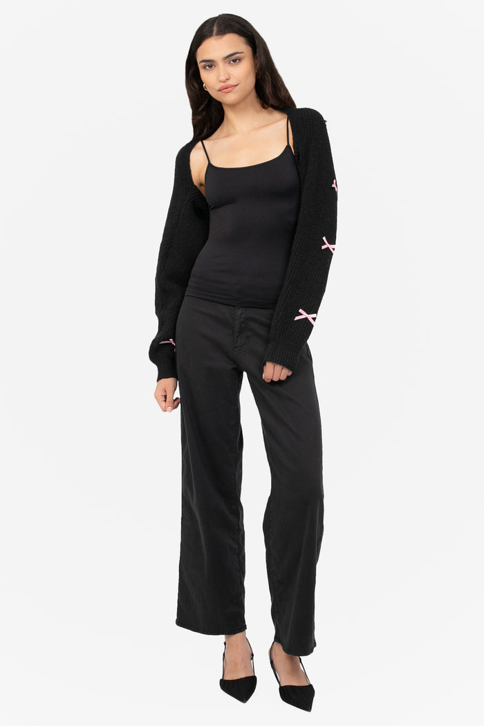 Lovella Bow Bolero Cardigan