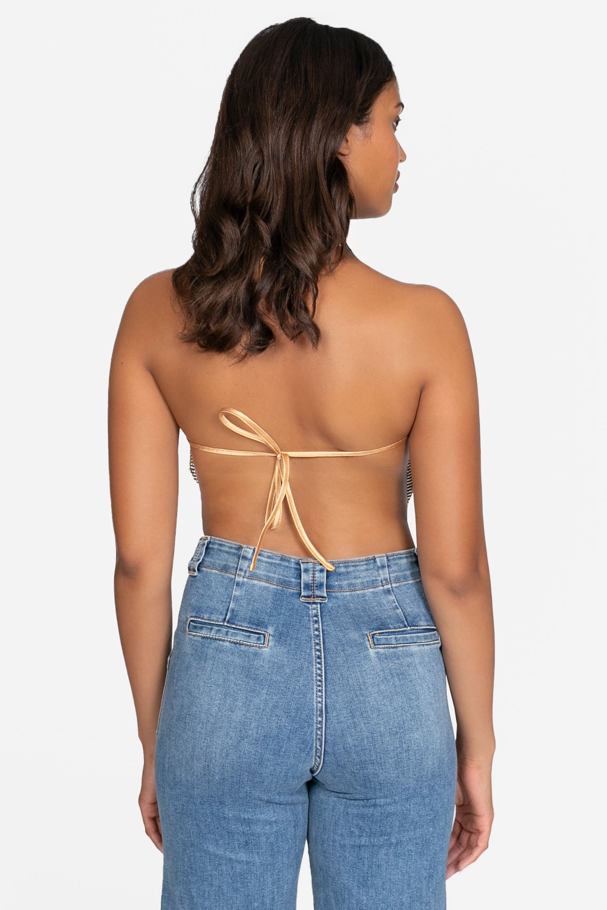 Arabella Rhinestone Crop Top