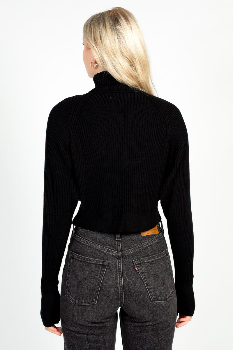 Laurel Turtleneck Cross Over Sweater