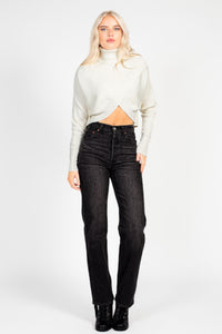 Laurel Turtleneck Cross Over Sweater