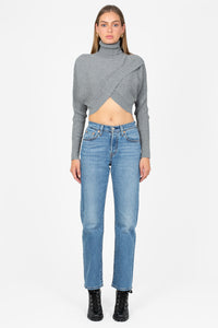 Laurel Turtleneck Cross Over Sweater