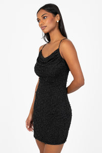 Danica Pearl Beaded Embellished Mini Dress