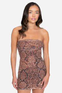Nicole Beaded Mini Dress