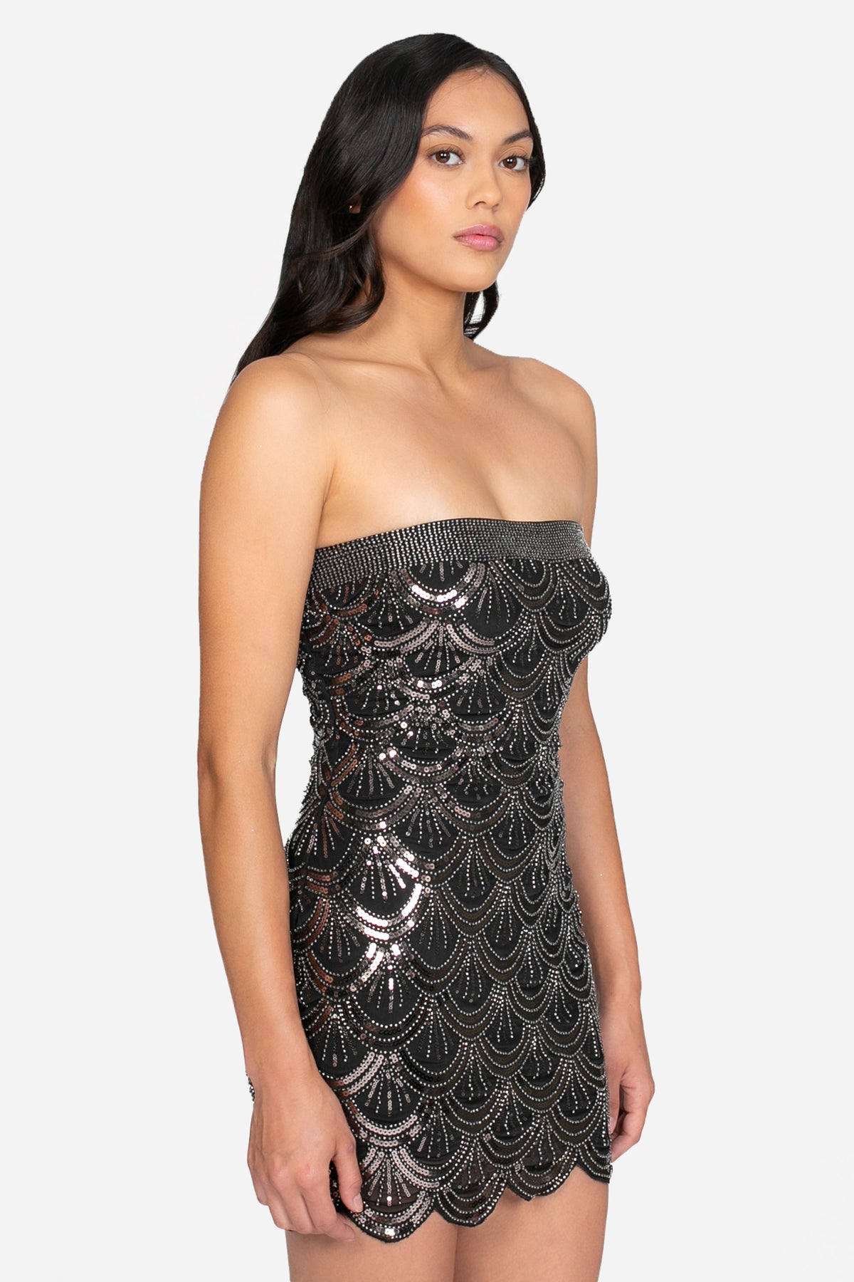 Seraphine Beaded Mini Dress