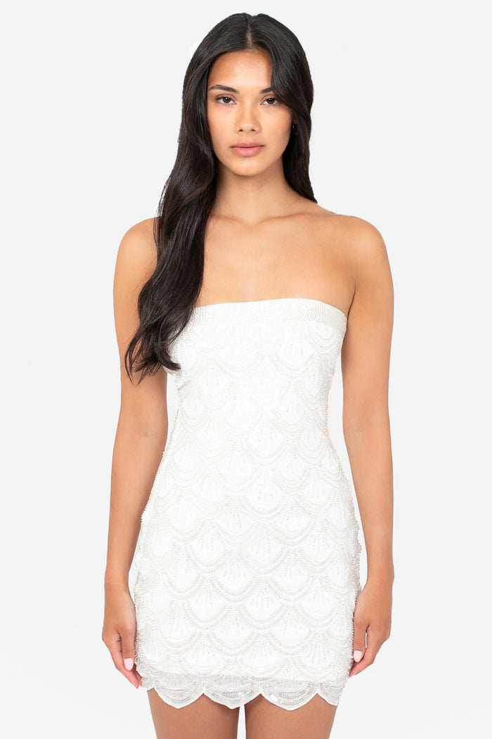 Seraphine Beaded Mini Dress