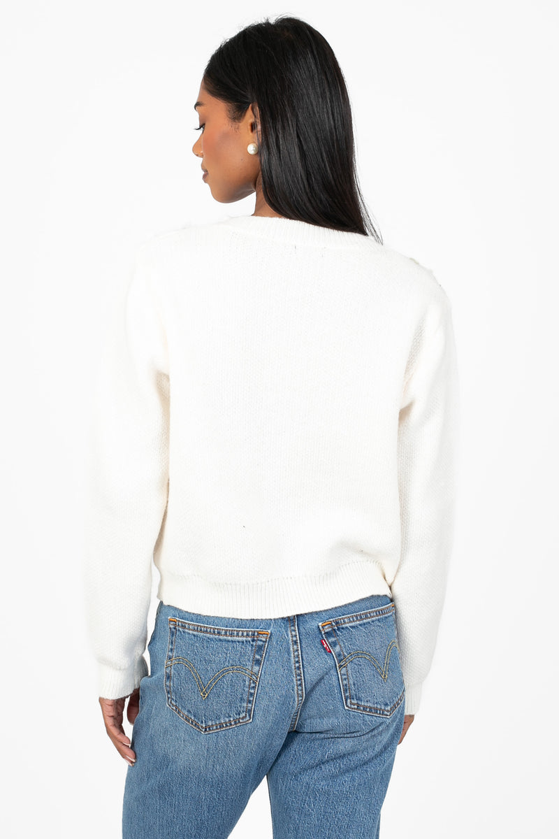 Confetti Sequin Embellished Cardigan