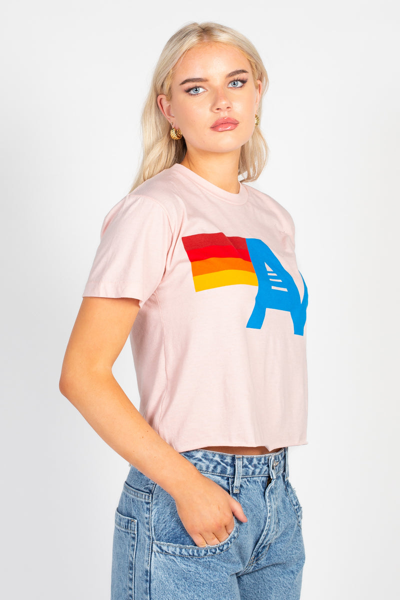 Aviator Nation Logo Boyfriend Tee