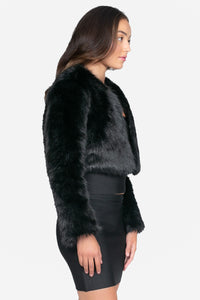 Crissy Faux Fur Cropped Jacket
