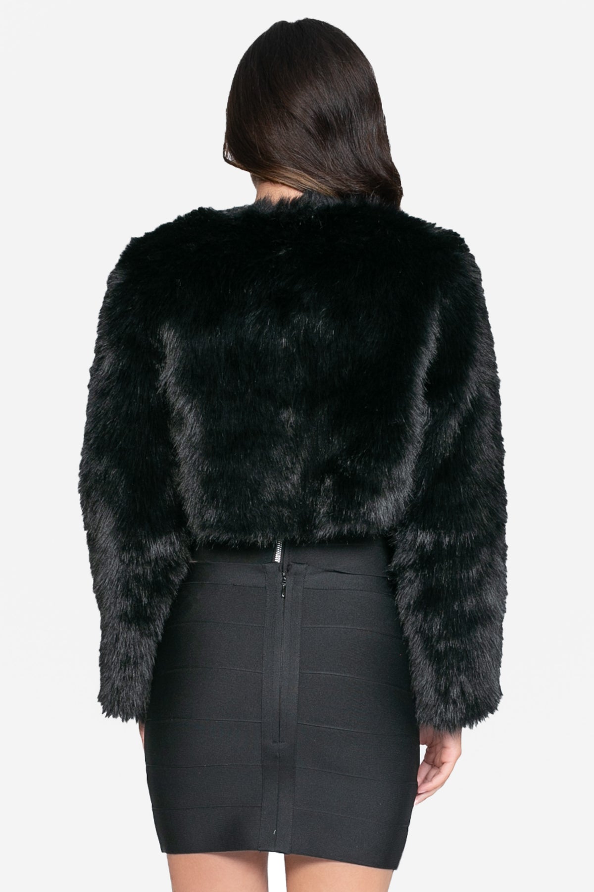 Crissy Faux Fur Cropped Jacket