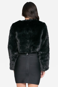 Crissy Faux Fur Cropped Jacket
