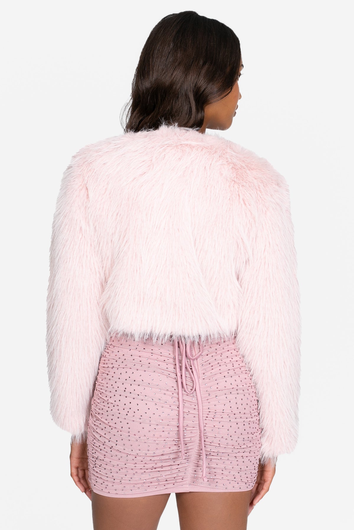 Crissy Faux Fur Cropped Jacket