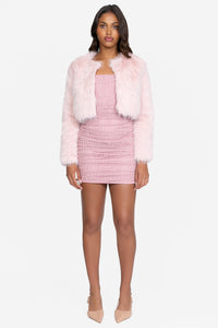 Crissy Faux Fur Cropped Jacket