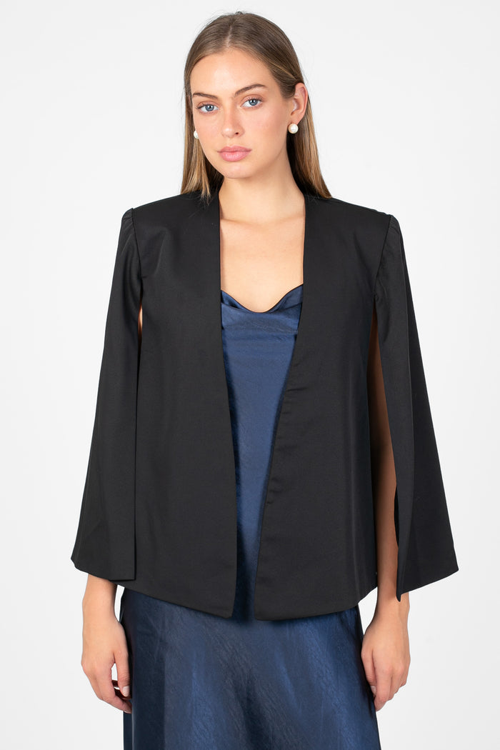 Risa Open Cape Blazer - honey