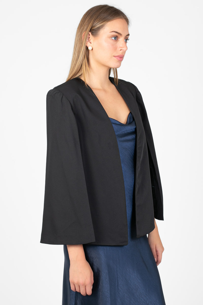 Risa Open Cape Blazer - honey