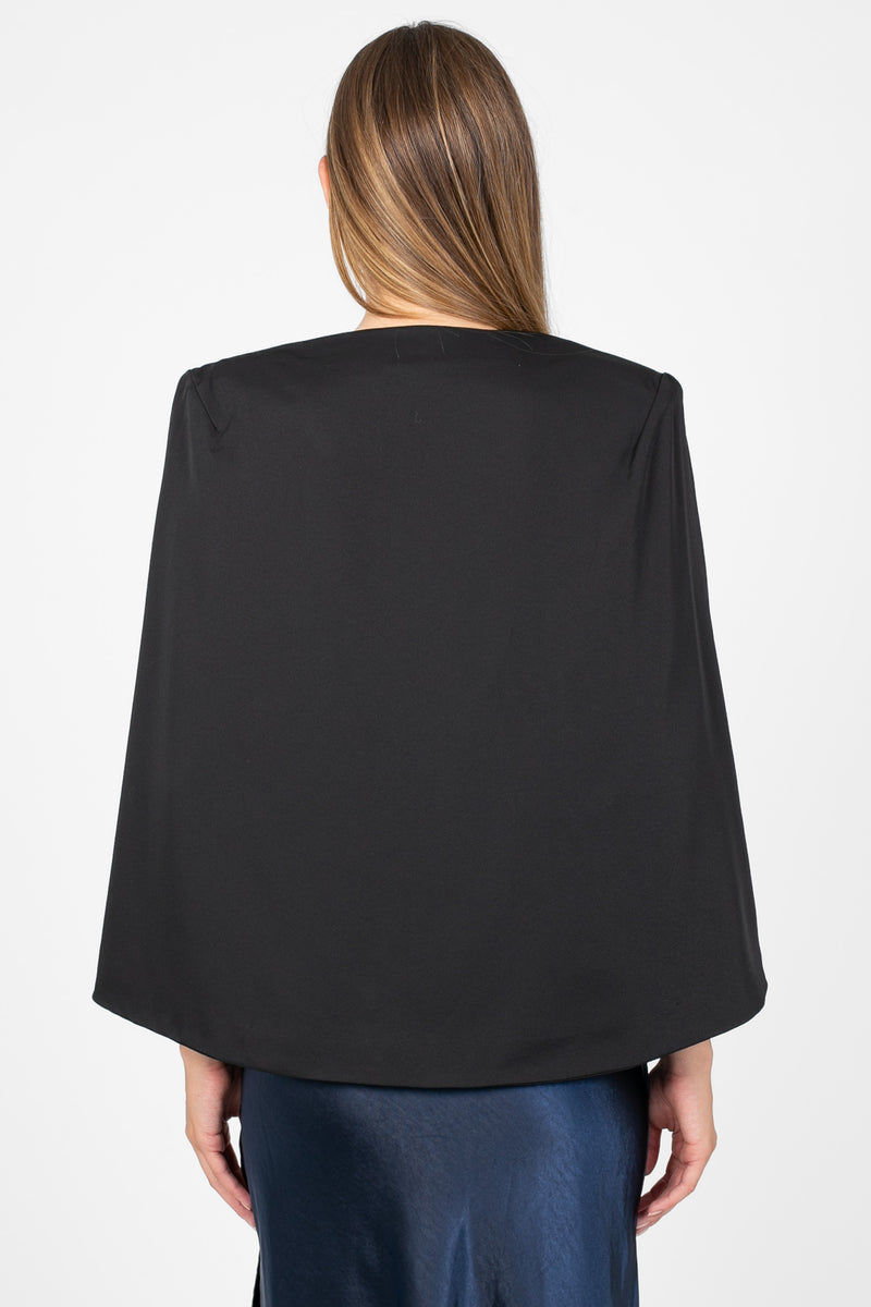 Risa Open Cape Blazer - honey