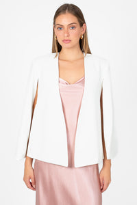 Risa Open Cape Blazer - honey