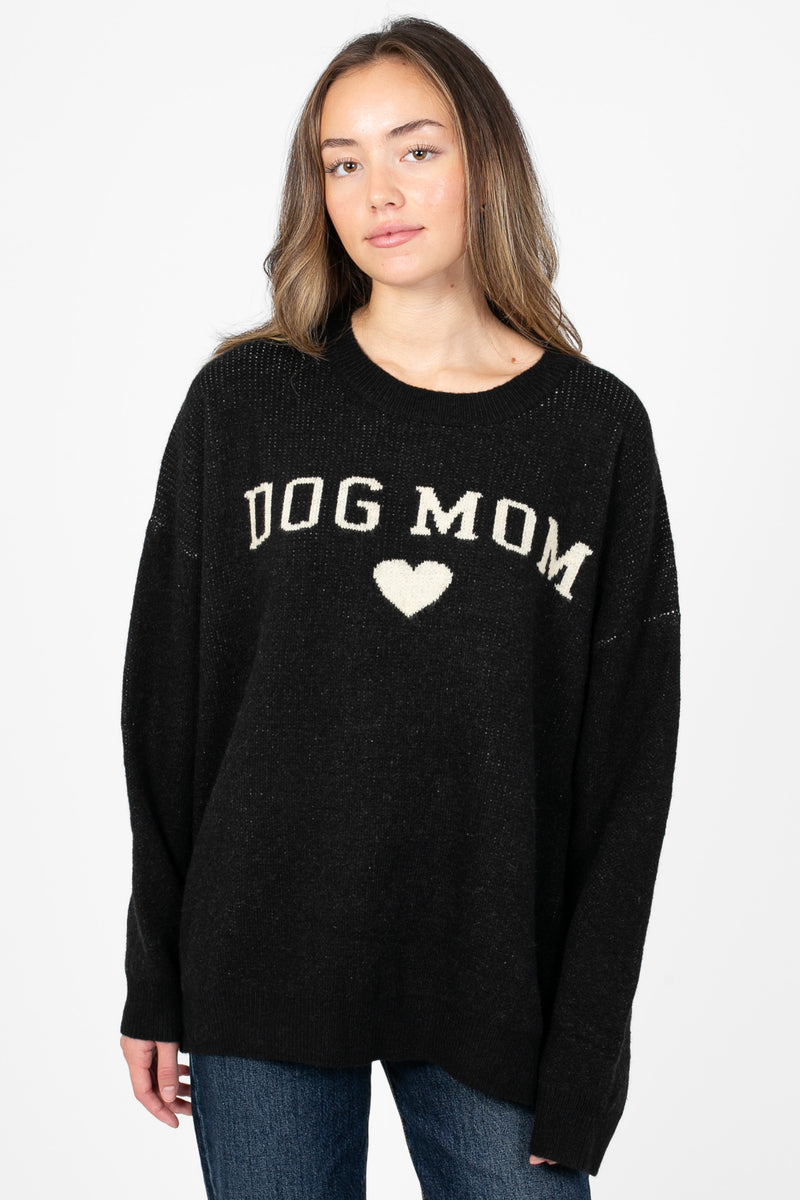 The 'Dog Mom' Sweater - honey