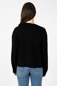 Bella Bow Beaded Sweater - honey