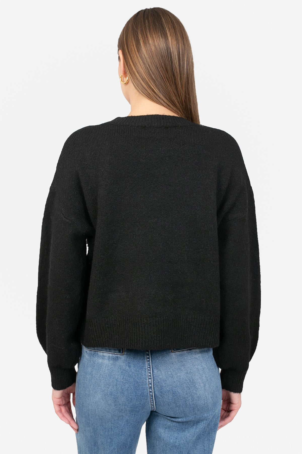 Bella Bow Beaded Sweater