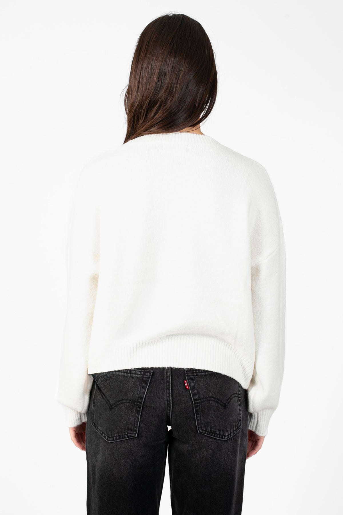 Bella Bow Beaded Sweater - honey