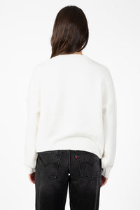 Bella Bow Beaded Sweater - honey