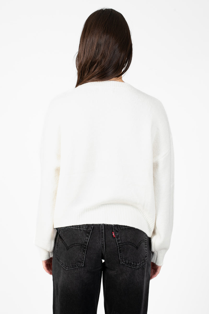 Bella Bow Beaded Sweater - honey