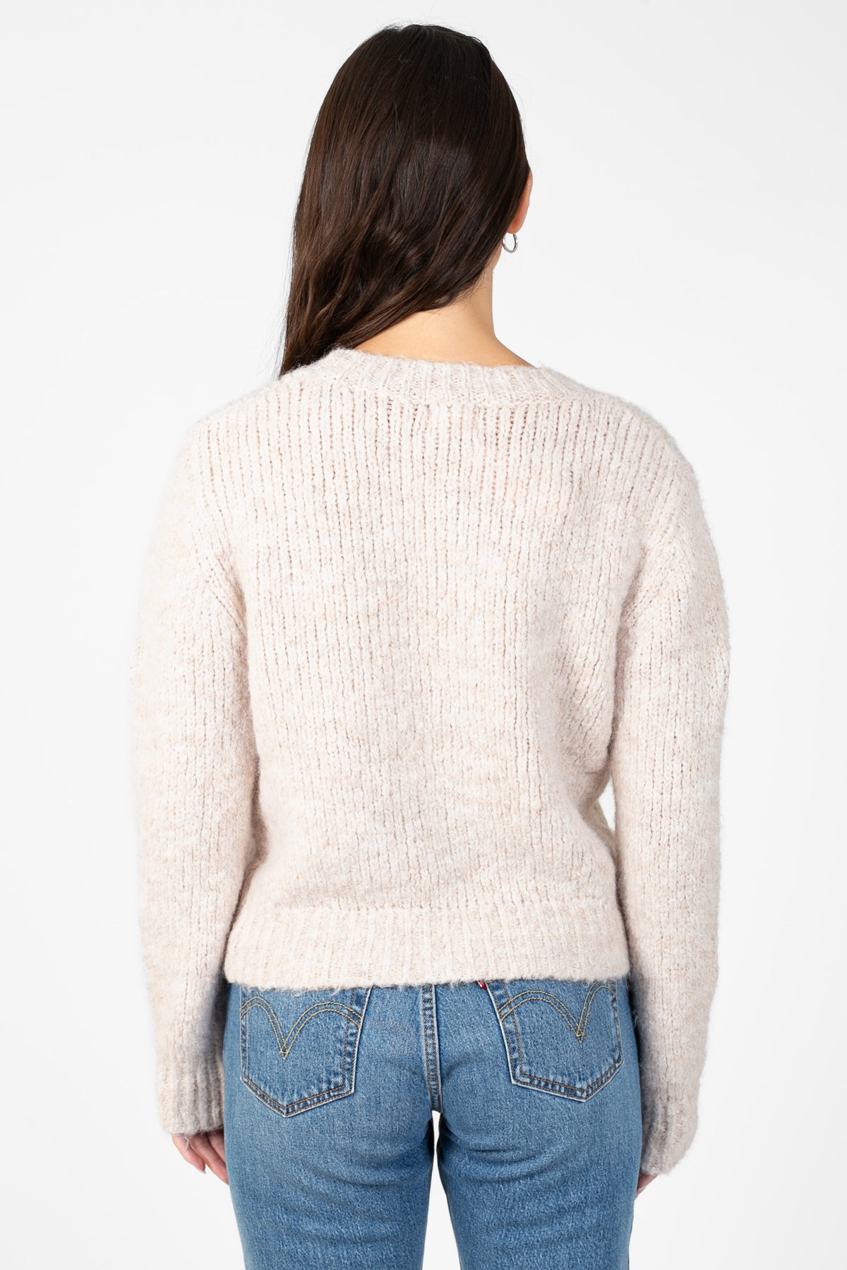 Daisy Dreams Embroidered Sweater - honey