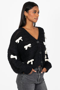 Colette Bow Knit Cardigan