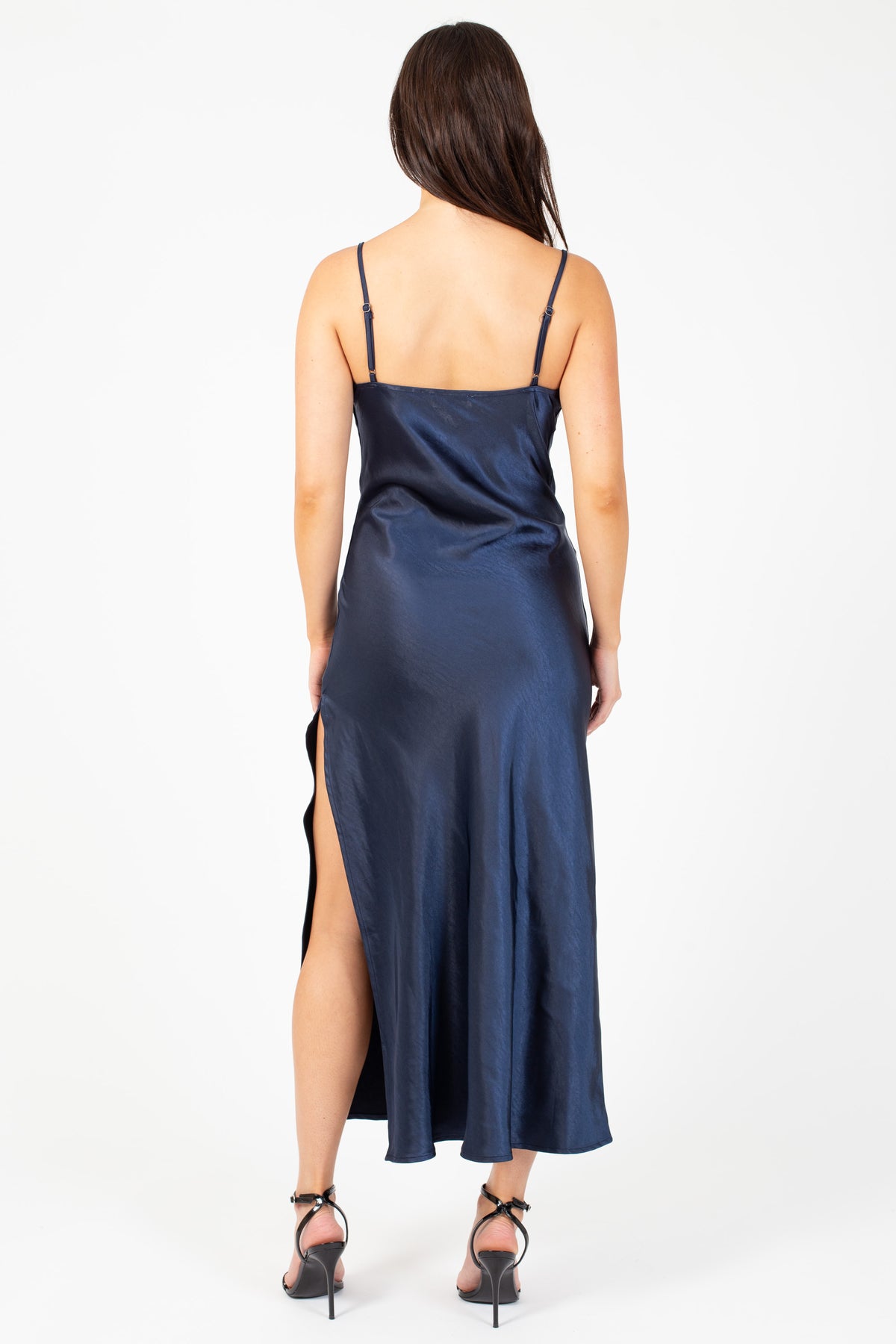 Jillian Side Slit Midi Dress honey Jillian Side Slit Midi Dress honey