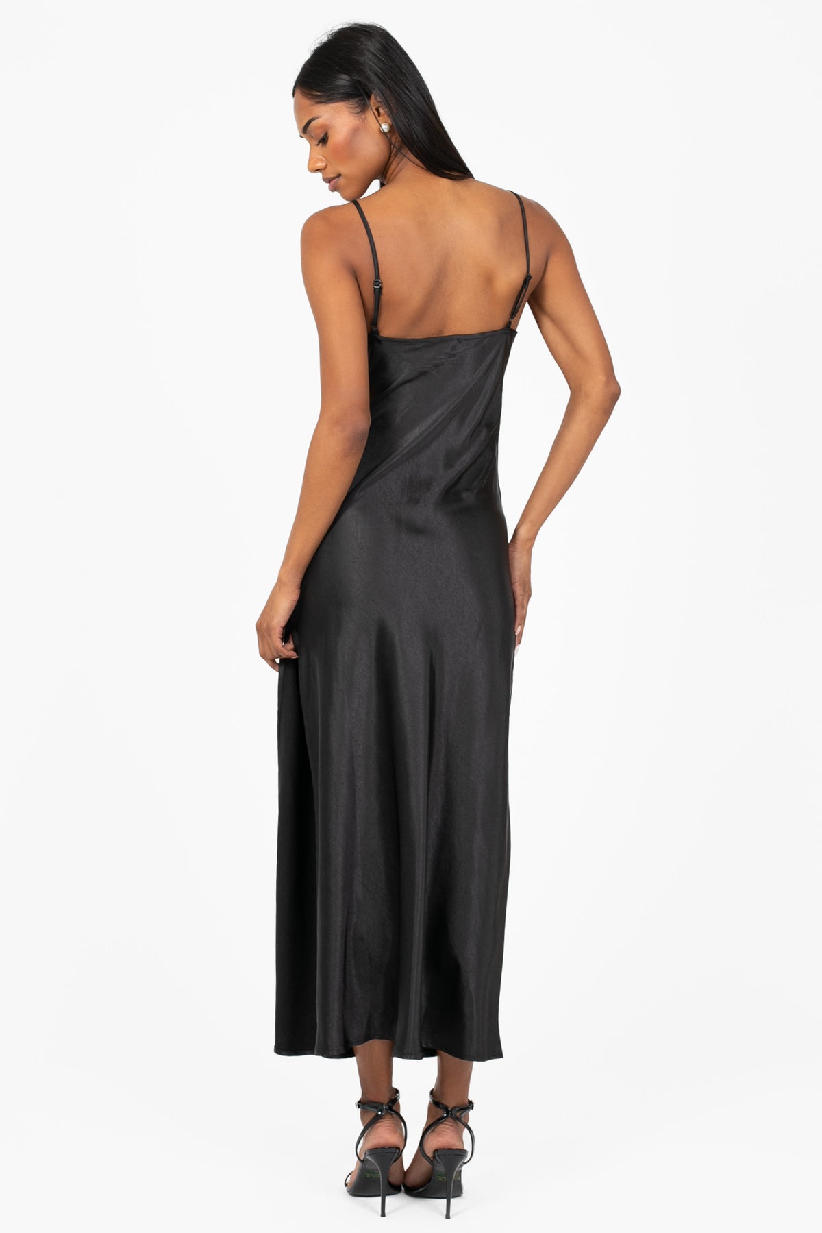 Jillian Side Slit Midi Dress