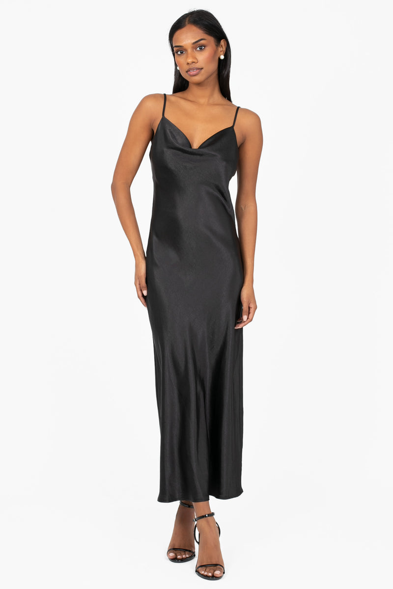 Jillian Side Slit Midi Dress