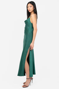 Jillian Side Slit Midi Dress - honey