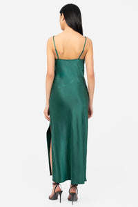 Jillian Side Slit Midi Dress - honey