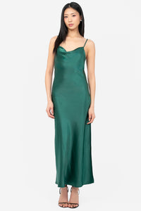 Jillian Side Slit Midi Dress - honey