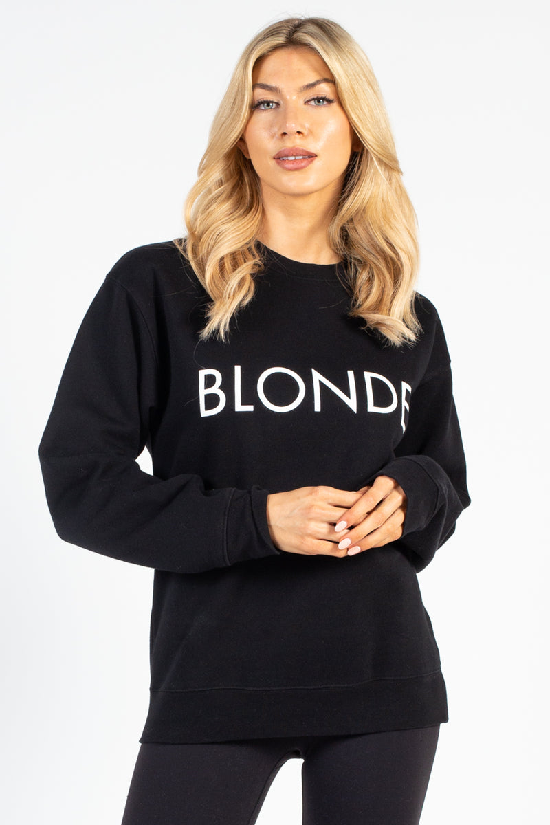 Brunette the Label "Blonde" Classic Crewneck - honey