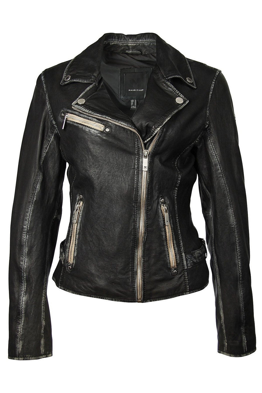 Mauritius Sofia Leather Moto Jacket